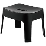 山崎実業 タワーシリーズ tower マグネット風呂イス 25cm ブラック バスチェア 【モノギャラリー限定クリアファイル付】