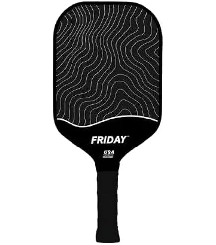 ピックルボール パドル 18Kカーボンファイバー 14mm 高級ラケット Amazon | ピックルボールパドル EDGE 18K POWER PRO TPA002