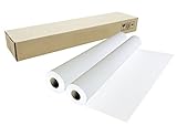 mita インクジェット ロール紙 マット合成紙 幅914mm (A0ノビ) × 長さ30m 厚0.205mm 2本入