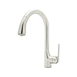 Rohl R7506PN-2 De Lux Single Handle Kitchen Faucet with Side Lever Pull Down, Polished Nickel [並行輸入品