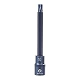 Demiawaking トルクスネジ用ビット 多角ドライバービット 1/2"150mm M6-H16 1個入り M10