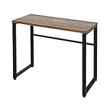 LITENStaD スリムワークデスク 90cm × 奥行40㎝ × 高さ72.5cm ヴィンテージ 108-SLWD90-vt