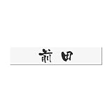 丸三タカギ 彫り込み済表札 アクリル APB1-W-1-3-前田 【完成品】