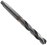 Chicago Latrobe 110 High-Speed Steel Taper Shank Drill Bit, Black Oxide Finish, #3 Morse Taper Shank
