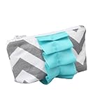 Caught Ya Lookin' Diaper Bag Mother's Cosmetic Purse, Gray Chevron by Caught Ya Lookin'