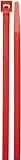 Standard Cable Tie 50lbs Tensile Strength 4 Bundle Diameter 0.187 Width 14.1 Length Red [並行輸入品]