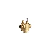 Caleffi z307537 z-one 3ウェイDiverting汗low-lead真鍮バルブボディ、3 / 4インチ接続