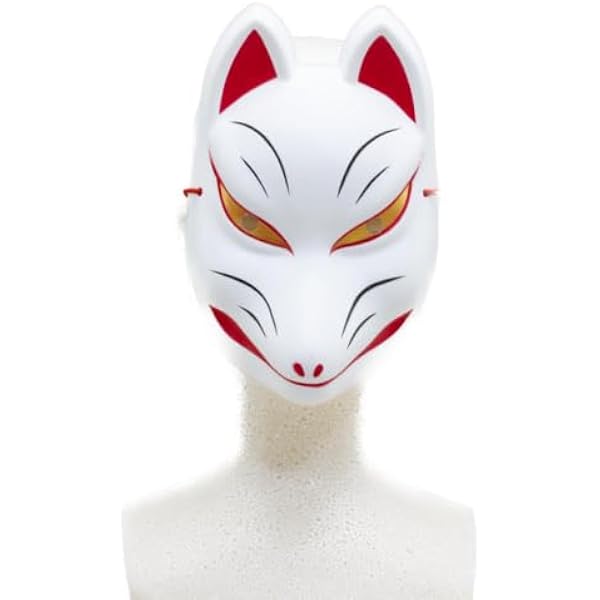 お祭り狐お面 Amazon | キツネ面 狐面 きつね 白狐 イベント お祭り 祭り