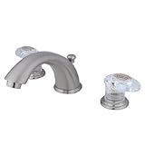 Kingston Brass KB968ALL Two Handle 4 in. to 8 in. Mini Widespread Lavatory Faucet with Retail Pop-up