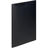 Lihit Lab Noir x Noir Clip File, A4, Black F5903