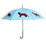 San Francisco傘Co。Lapisブルー/レッドCavalier King Charles Spanielデザインプレミアム雨傘 – 190tポンジーポリエステルキャノピー – Strongハンドル&スチールシャフト – Ideal For Men & Women – 完璧なギフト