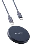 エレコム ワイヤレス充電器 12W Qi規格対応 卓上 Type-Cケーブル付属 1m ネイビー W-QA28NV