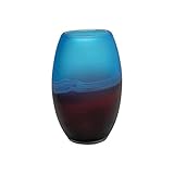 Design Toscano Palo Duro Glass Vase, 8' [並行輸入品]