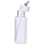 Ithern（TM）10PCS 100ccのプラスチック製エアブラシジャーデュアルアクションサイフォンは、エアブラシボトルポットのふたアダプタエアブラシアクセサリーペイントボトルフィード