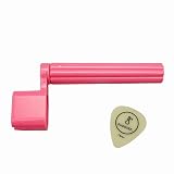 9℃ Basic Guitar String Winder オリジナルピック付き/ギター 弦交換 チューニング ピック (ピンク)