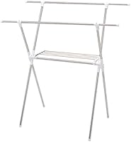 アイリスオーヤマ 物干し 簡単組み立て室内物干し ステンレス 約5人用 幅920~1,620&times;奥行640&times;高さ1275mm CMB-92XR