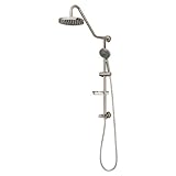 Pulse 1011-BN Kauai II Shower Spa with Brushed Nickel, Brushed Nickel by Pulse