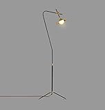 アイロンフロアランプ、北欧現代シンプルリビングルームコーヒーテーブルベッドルームガラスシェード3フィートフロアランプフットスイッチハイ1575mm