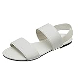 レディース シンプル ソリッド カラー スロープヒール ワン バックル ストラップ 魚の口 わら底 ハイヒール 大きいサイズ サンダル レデ