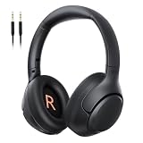 QCY H3 ヘッドホン ワイヤレスヘッドホン ノイズキャンセリング Bluetooth 5.3 ハイレゾ対応(AUX接続時) 43dBまでノイズ低減 有線 無線 両用 最大60時間音楽再生 外音取り込み マイク内蔵 ハンズフリー通話 マルチポイント対応 快適装着 軽量 専用アプリ対応 ブルートゥース ヘッドホン ブラック