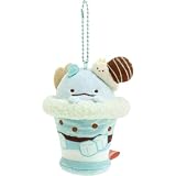 サンエックス(San-X) すみっコぐらし ｢喫茶すみっコでチョコレートフェア｣ ぶらさげぬいぐるみ とかげ(ミントチョコレートパフェ) MO97201 H105×W65×D65mm