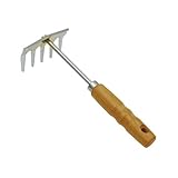 高儀 GREEN ART 5本爪レーキ 木柄