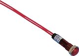 坂詰製作所　ＬＥＤ表示灯　ＤＡ－８ＦＬ　（ＡＣ／ＤＣ２００Ｖ接続）　Φ８　赤　4957385 DA8FLACDC200VR