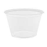 Perfect Stix PSC4-100 Souffl? Cup, Plastic, 4 Oz with Lids (Pack of 100) [並行輸入品]