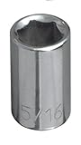 Klein Tools 65604 5/16-Inch Standard 6-Point Socket with 1/4-Inch Drive [並行輸入品]