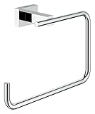 グローエ(GROHE) エッセンシャル キューブ タオルリング 40510001 (グローエジャパン公式・ 日本規格適合品)