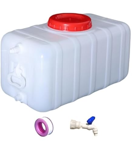 Amazon.co.jp: MDJ ウォータータンク 15L 26L 30L 46L 75L 大容量 蛇口付き 水タンク 食品グレード プラスチック製  青い水貯蔵容器 車載用 家庭用 アウトドア キャンプ ハイキング 防災 避難 緊急用 軽量で持ち運び便利 洗いやすい設計 飲料水や手洗いにも最適  自動車 ...