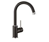 Blancoシングルレバーキッチンタップinブラック無煙炭Silgranit by Blanco