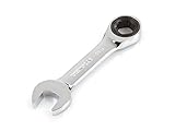 TEKTON WRN50010 Stubby Ratcheting Combination Wrench, 1/2-Inch [並行輸入品]