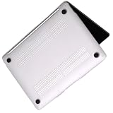 La caph MacBook用ケース カバー 保護 レザー調 アイボリー スタイリッシュ Air13 Air15 Pro13-14 13インチ14インチ 15インチ対応 M1 M2 M3 M4 M5 防汚性 日本語キーボードカバー&キーボードクリーナー付き (Pro14(A3434/A2442/A2779/A2918/A2992/A3112/A3185/A3401))