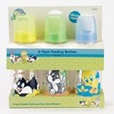 Baby Looney Tunes 3-Pack Feeding Bottles by Baby King [並行輸入品]