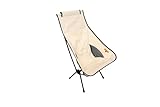S'more(スモア) Alumi High-back Chair アルミ製ハイバックチェア アウトドアチェア ハイバック式 折りたたみ式 キャンプチェア コンパクト ヘッドレスト付き 収納バッグ付き 超軽量 (Beige)