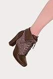 Banned Apparel - Taupe Lauren Collared Style Boots 5
