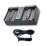 充電ボックス、急速充電ベースデュアルバッテリーボックス収納ケース充電器(ニコン用) EN-EL18 EN-EL4A D4S D5バッテリー