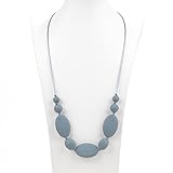 Consider It Maid Silicone Teething Necklace for Mom to Wear - FREE E-BOOK - BPA FREE and FDA Approve