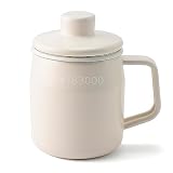 富士 ホーロー オイル ポット 油こし器 琺瑯 フィルトミニ ホワイト 家庭用 0.35L