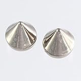 ファイニエ スタッズ パーツ シルバー プラ製 100個 8mm 貼付タイプ デコ アクセサリー 手芸 クラフト ハンドメイド AP2478