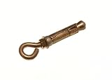 Rawlシールドアンカー閉じたフックEyeボルトm6 6 mmボルト10 mm Shield ( Pack of 20 )