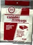 Package of 3 Replacement Kenmore bags for Canister Models 5041,