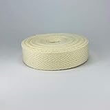 綿 綾テープ 生成 厚さ約0.5mm 幅約30mm 長さ5m巻き