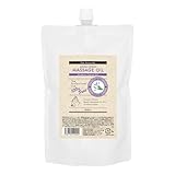 ラベンダーブレンド アロマオイル 800ml パウチ (ベースオイル : ライスブランオイル) マッサージオイル