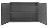 Durham 060-95-WFS Fixed Flat Shelf Aerosol Cabinet Gray [並行輸入品]