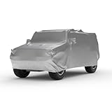 Platinum Shield 耐候性SUVカバー ハマーハマーH2対応 - 雨水、雪、太陽から保護 - フリース裏地 - 盗難防止ケーブルロック 収納バッグ & 風ストラップ付き FITS: 2004 Hummer Hummer H2 シルバー UC-759170970711-SUV