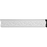 Ekena Millwork cha03 X 01an Antonio椅子レール、3 5 / 8 " H x 3 / 4 " P x 96 " L