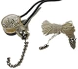 Gardner Bender GSW-32BP Single Circuit Pull Chain Switch, SPST, ON-OFF [並行輸入品]