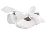 (ポロラルフローレン) Polo Ralph Lauren キッズフラット・スリップオン・靴 Briley Soft Sole (Infant/Toddler) White Satin 3 Infan